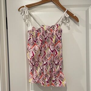 Rampage peplum tank top size medium